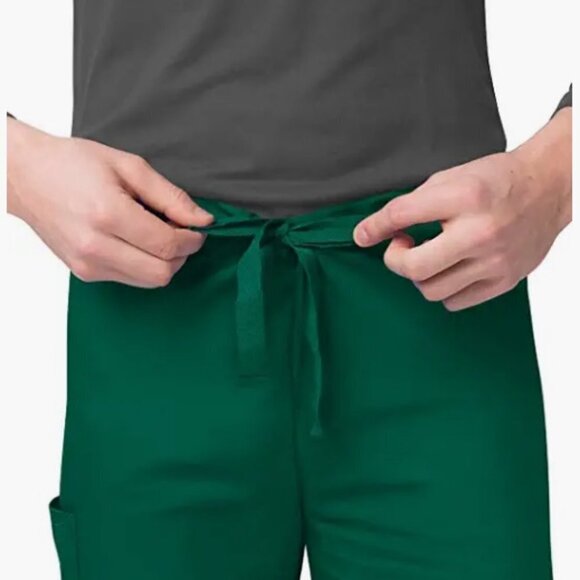 SIVVAN Unisex Scrub Set - Classic V-Neck Top & Drawstring Pants; Size Small - Picture 5 of 6